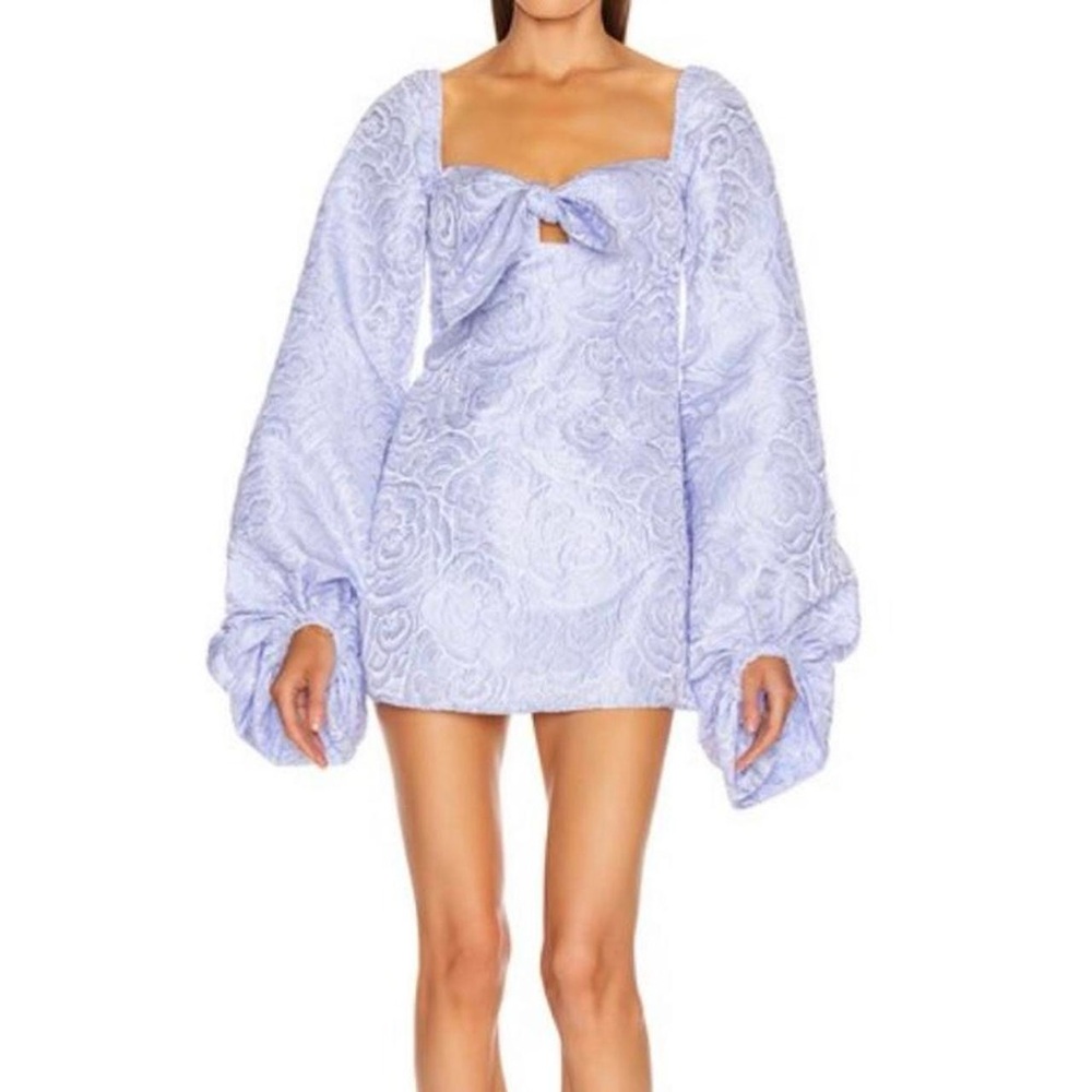 Atoir Heavy Hearts Jacquard Mini Dress